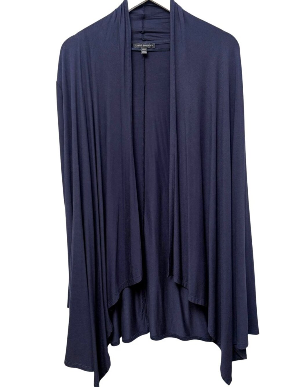 Lane Bryant Cardigan Shrug Womens Plus Size 22 24 Navy Blue Open Stretch Topper